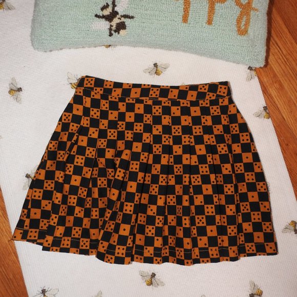 Urban Outfitters Gold & Black Dice Skirt...C1024 - Picture 4 of 5